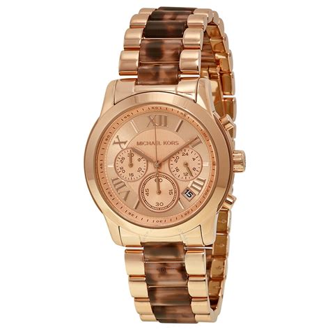 rose gold and tortoise shell michael kors|Michael Kors Cooper Tortoise.